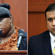 Rachel Jeantel (Jacob Langston/Getty Images); George Zimmerman (Joe Burbank/Getty Images)